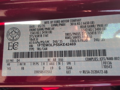 2025 Ford F-150 XLT