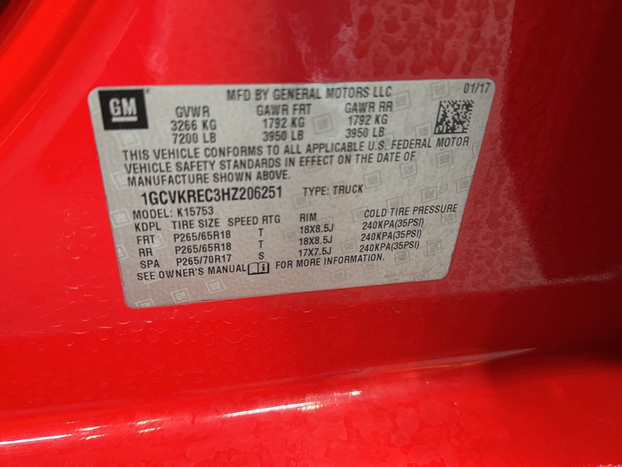 2017 Chevrolet Silverado 1500 LT