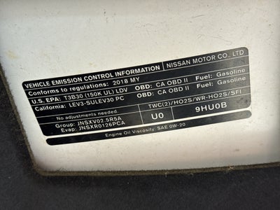 2018 Nissan Altima 2.5 SR