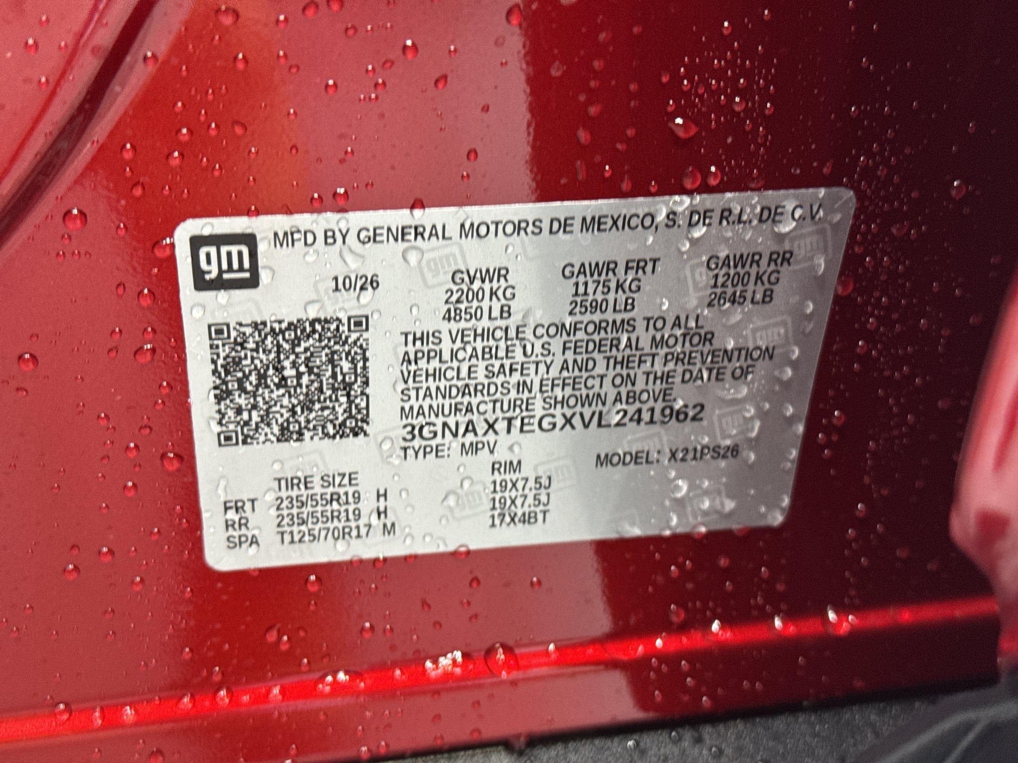 2027 Chevrolet Equinox RS
