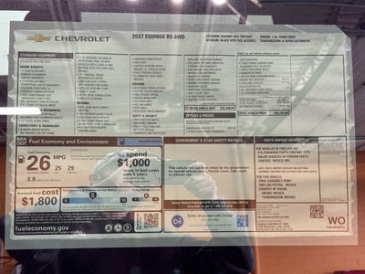 2027 Chevrolet Equinox RS