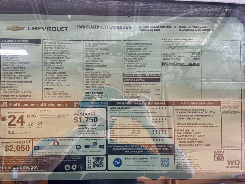 2026 Chevrolet Blazer 3LT