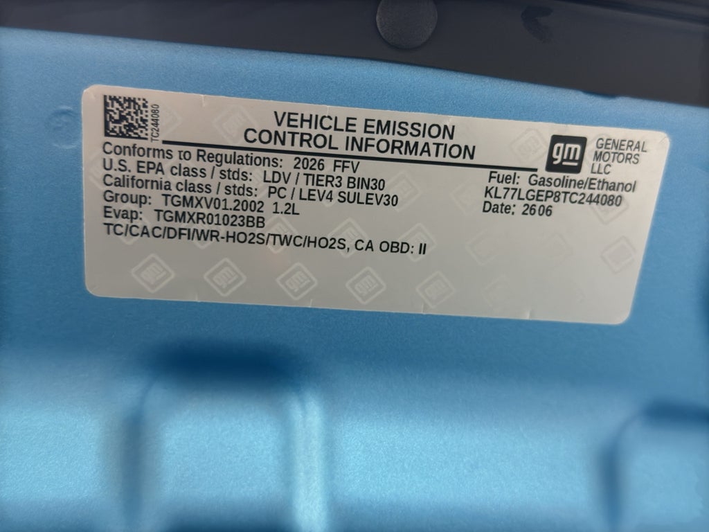 2026 Chevrolet Trax 1RS