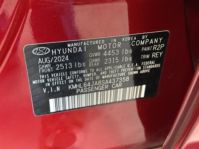 2025 Hyundai Sonata SEL