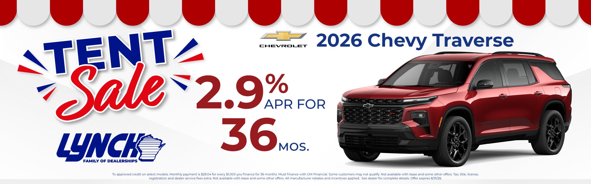 Lynch Chevy Traverse offer