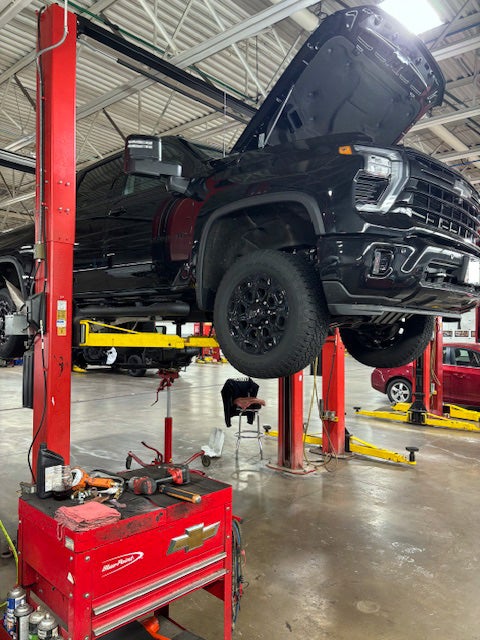 Truck on Lift