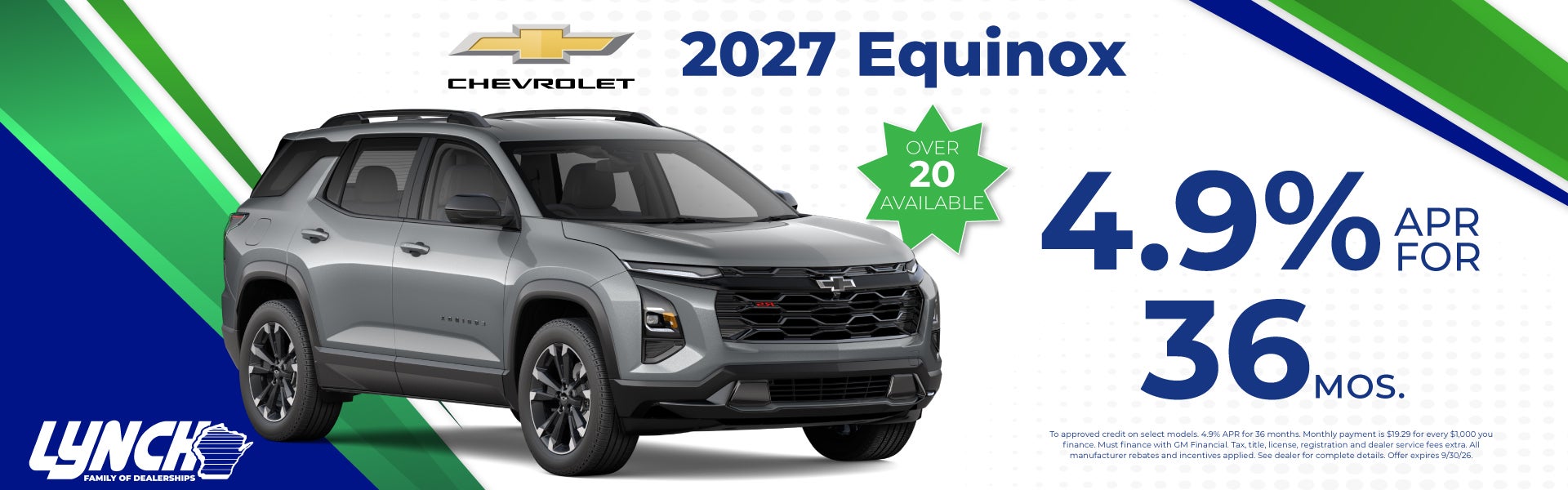 Lynch Chevy Burlington Equinox Offer